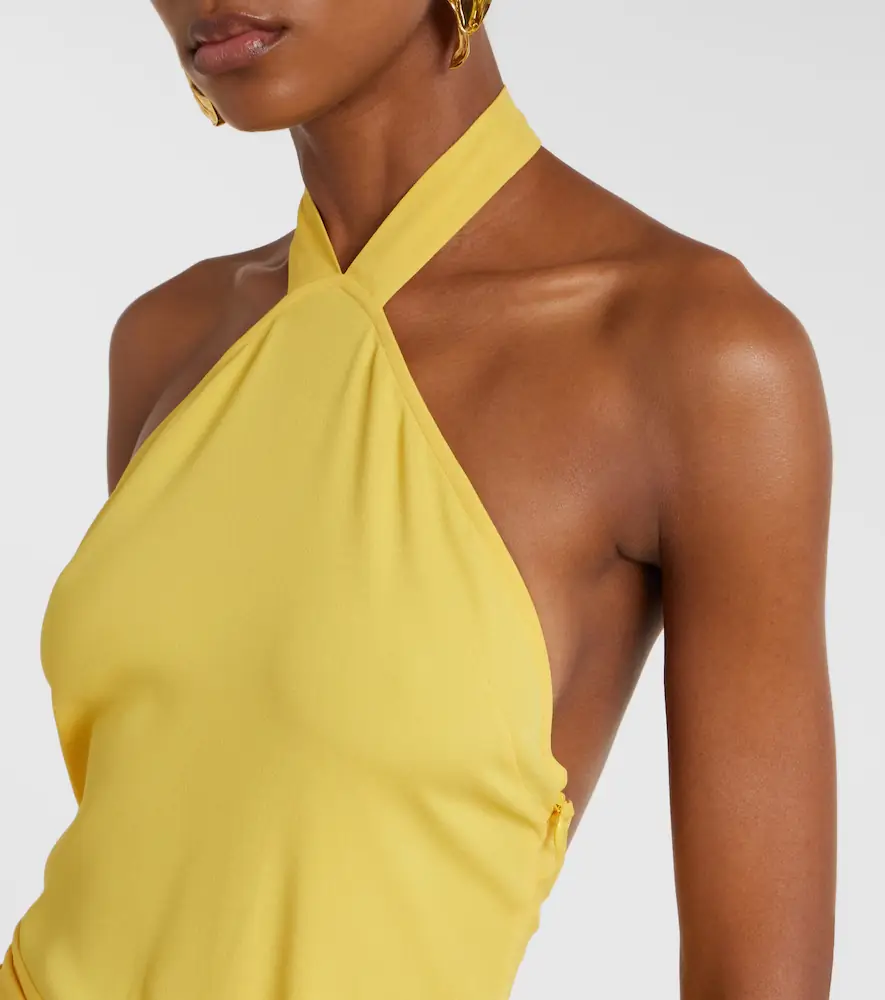 Taller Marmo Meteora open-back crêpe cady gown | Thumbnail 5 Taller Marmo Meteora open-back crêpe cady gown | Thumbnail 5