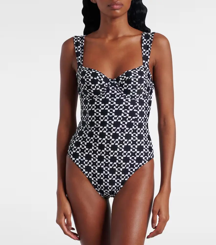 Simkhai Lexi printed bustier swimsuit | Thumbnail 5 Simkhai Lexi printed bustier swimsuit | Thumbnail 5