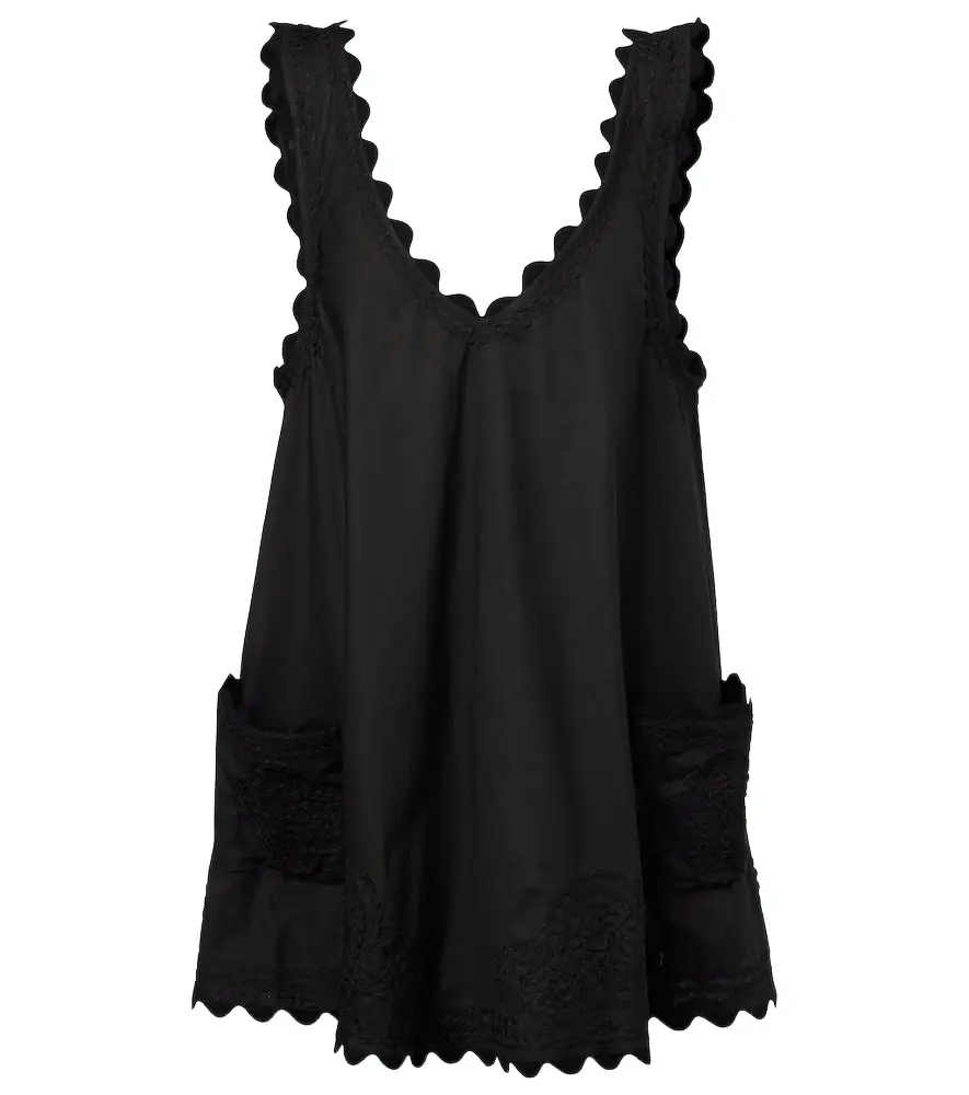 JULIET DUNN Embroidered cotton poplin minidress | Image 1 JULIET DUNN Embroidered cotton poplin minidress | Image 1