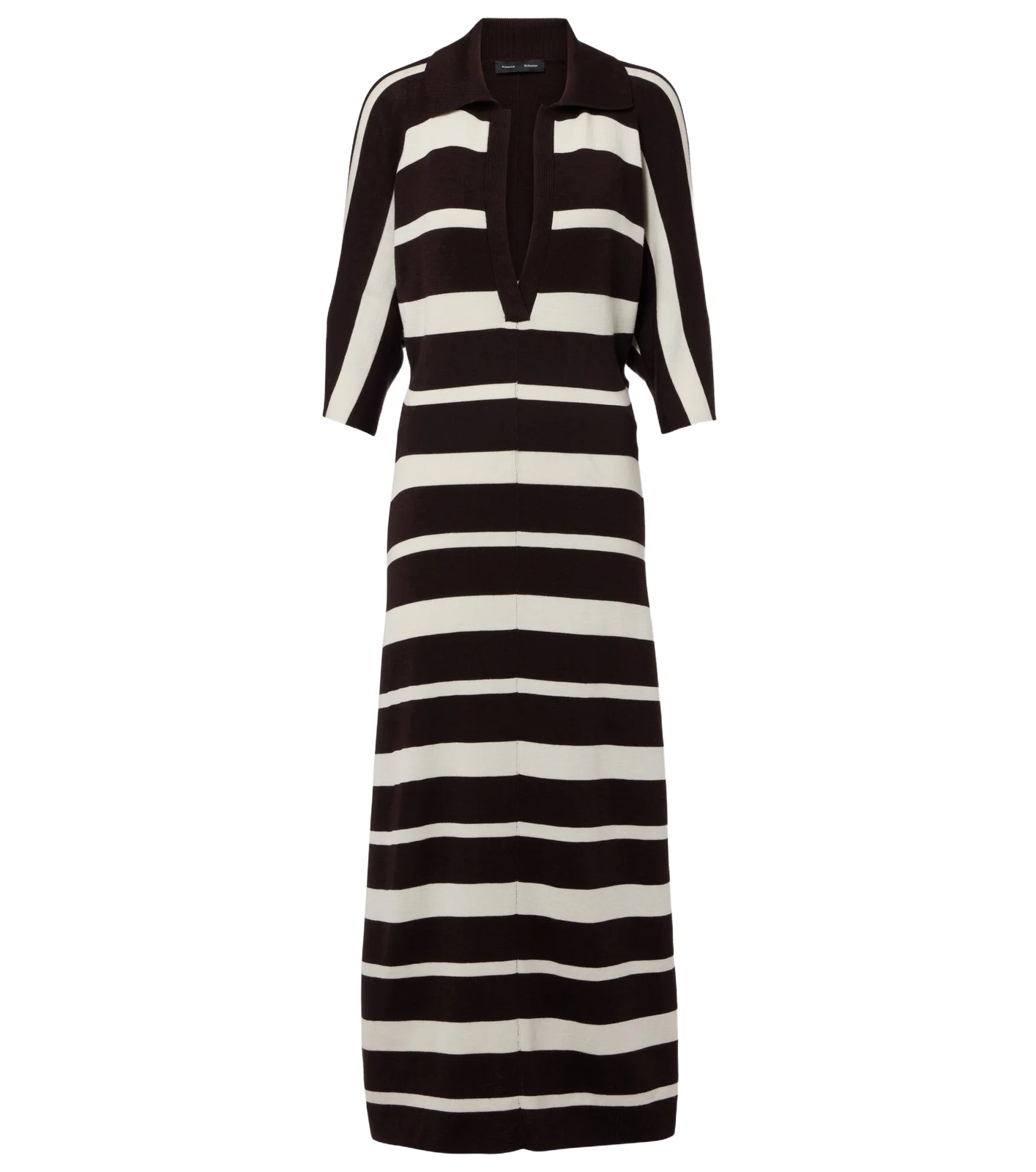Solana striped wool and silk maxi dress Solana striped wool and silk maxi dress