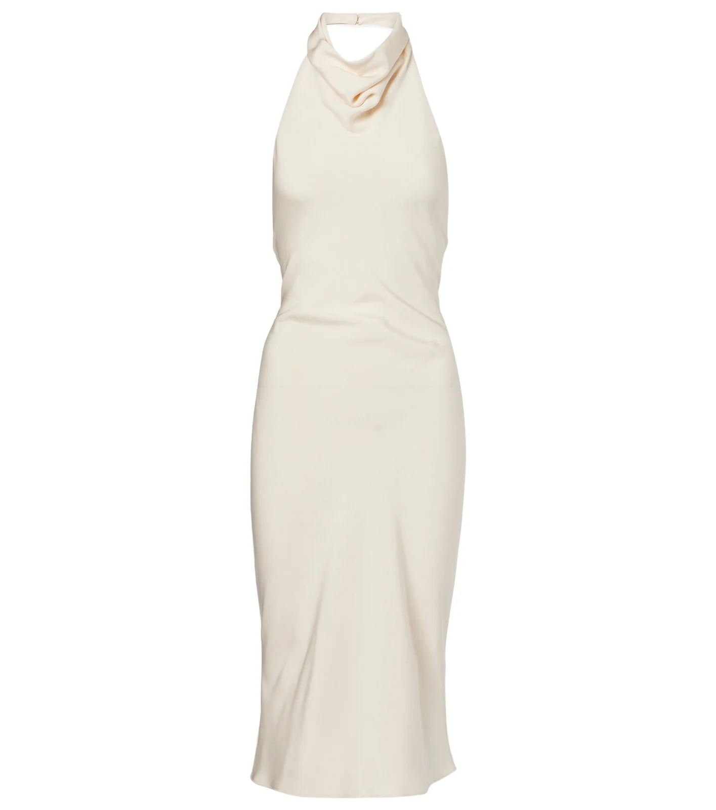 Halterneck silk sablé cocktail dress Halterneck silk sablé cocktail dress