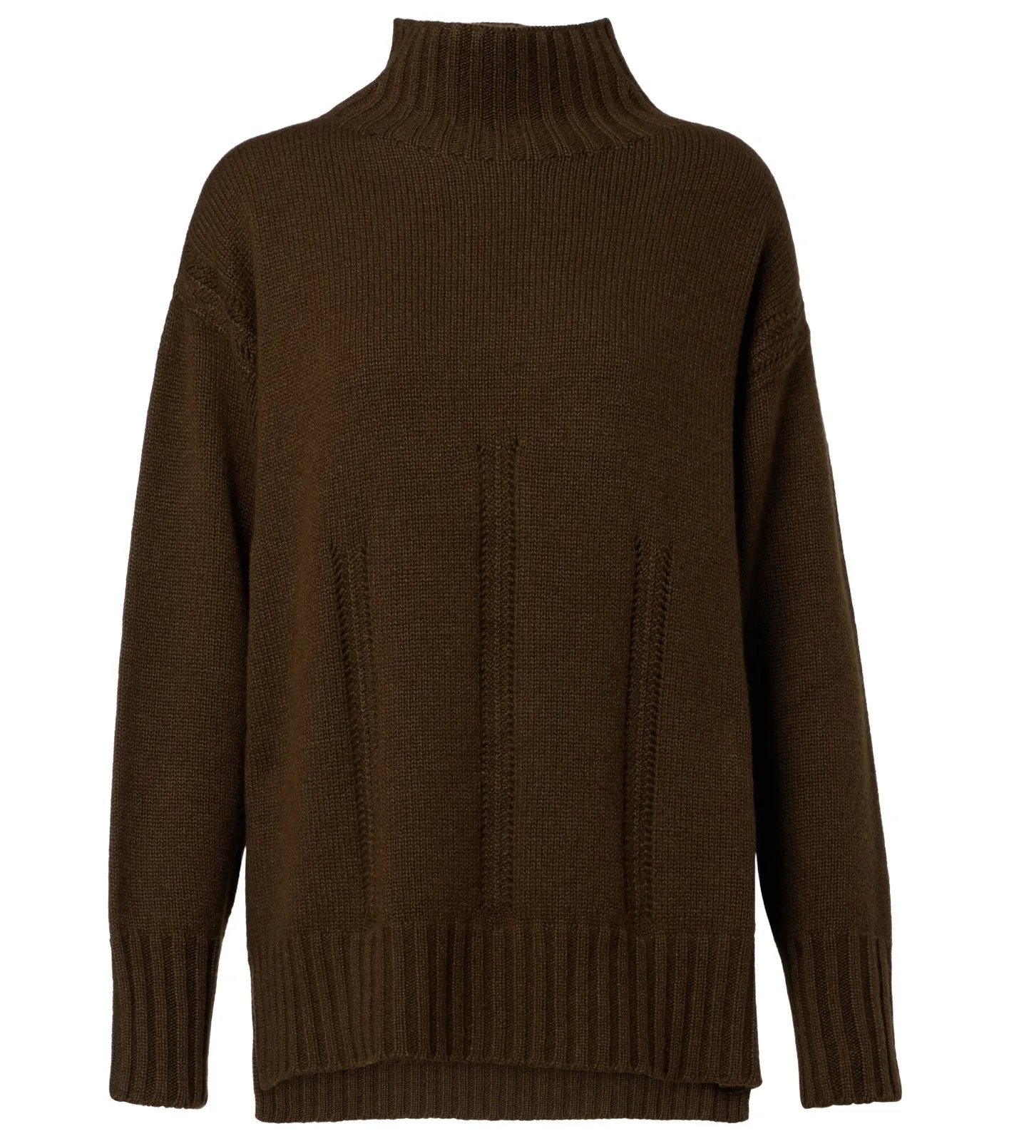 Waffle-knit cashmere and cotton sweater Waffle-knit cashmere and cotton sweater