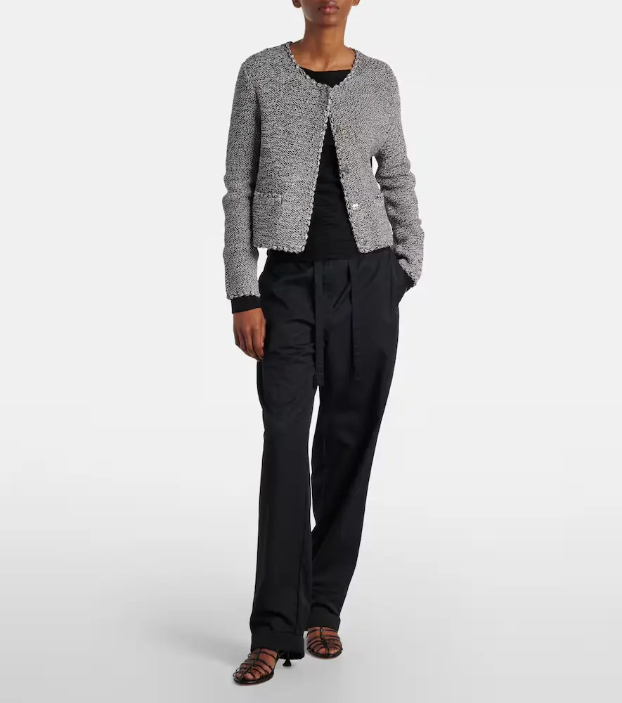 Proenza Schouler White Label Nidia macramé cotton jacket | Thumbnail 2