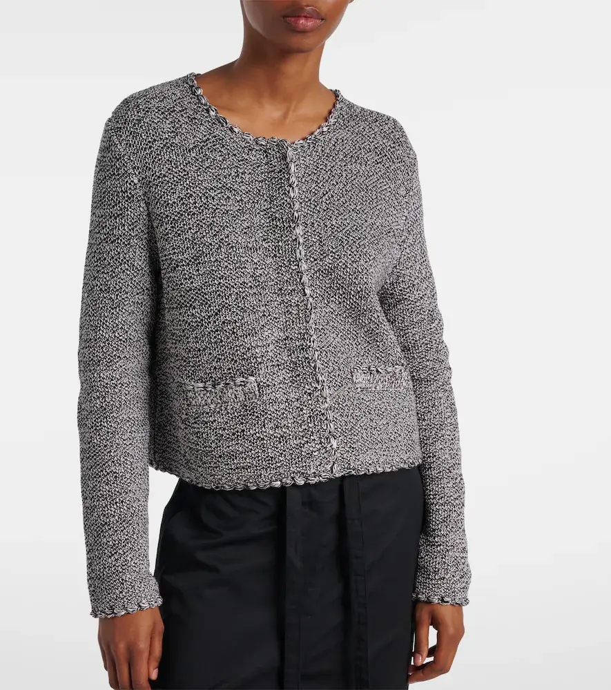 Proenza Schouler White Label Nidia macramé cotton jacket | Thumbnail 4