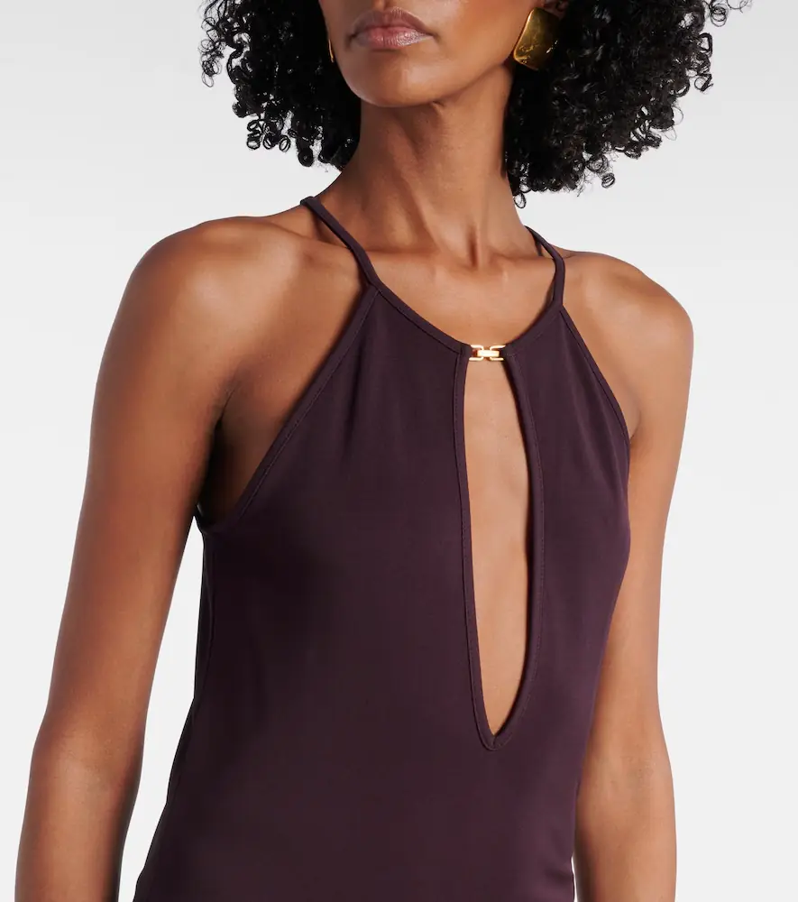 Tom Ford Cutout halterneck crêpe jersey gown | Thumbnail 2