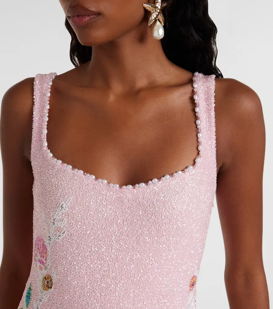 Clio Peppiatt Marina embellished minidress | Thumbnail 3