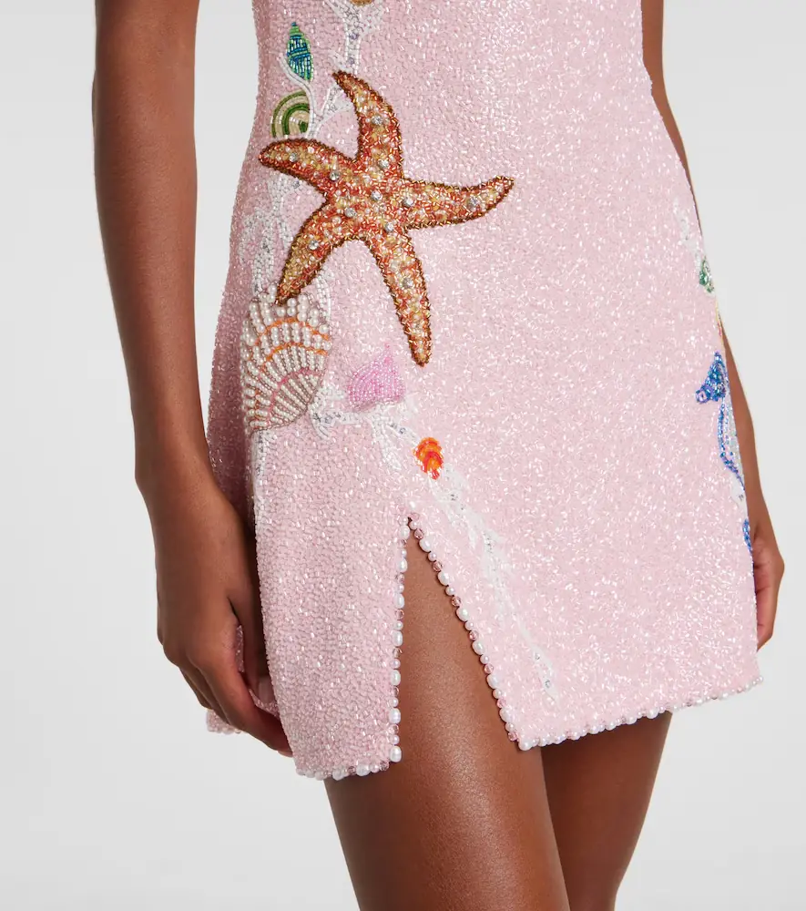 Clio Peppiatt Marina embellished minidress | Thumbnail 5