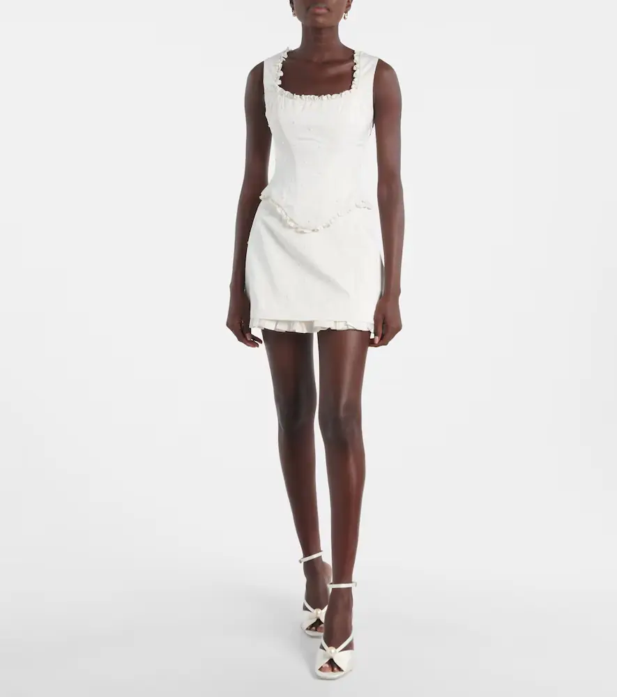 Clio Peppiatt Camelia embellished miniskirt | Thumbnail 5 Clio Peppiatt Camelia embellished miniskirt | Thumbnail 5