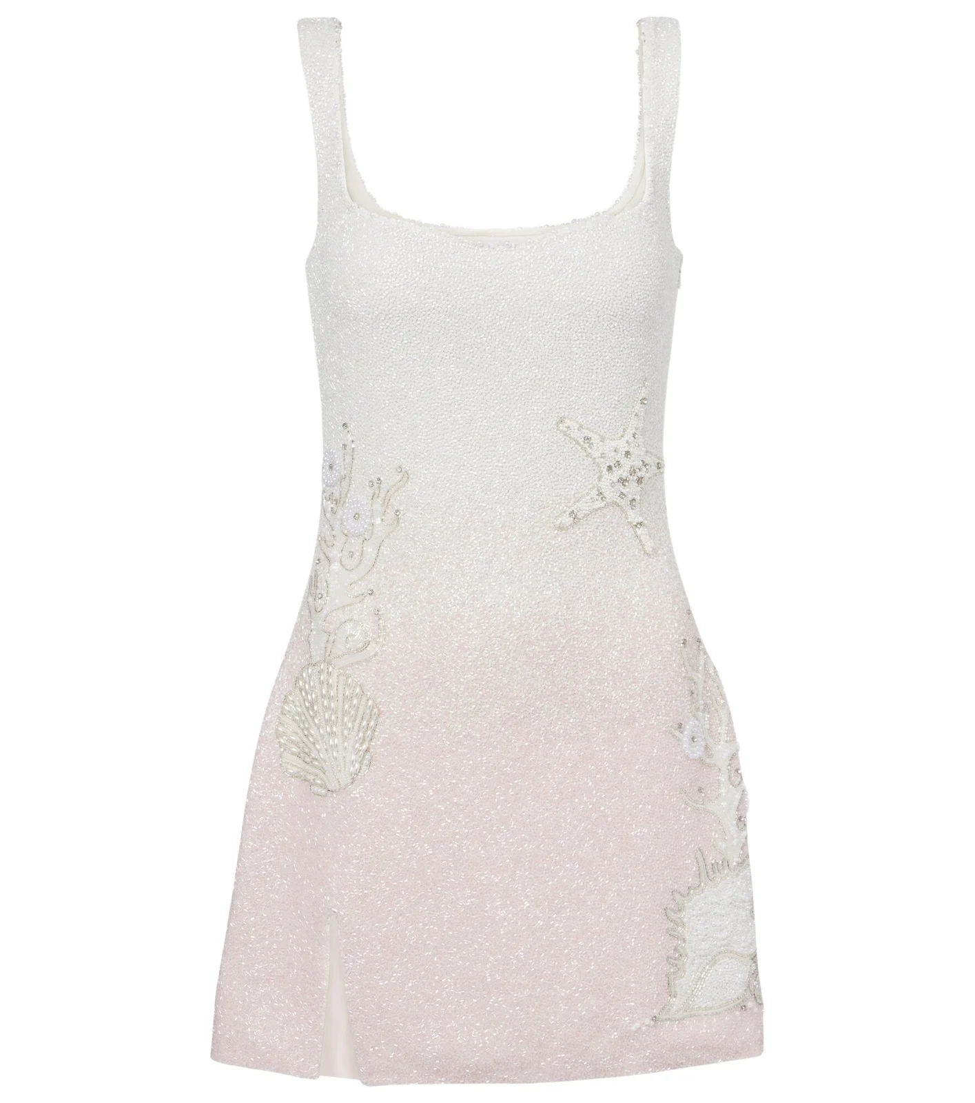 Seashell embellished minidress
