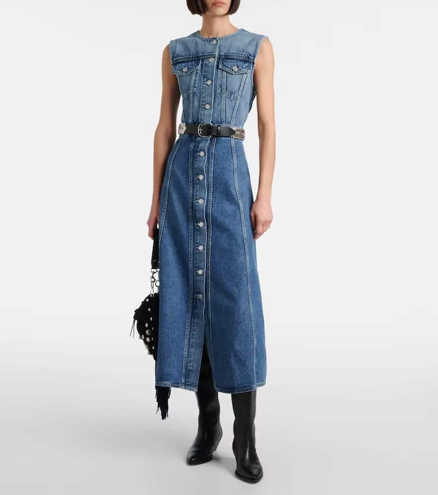 Citizens of Humanity Idalene denim midi dress | Thumbnail 2 Citizens of Humanity Idalene denim midi dress | Thumbnail 2