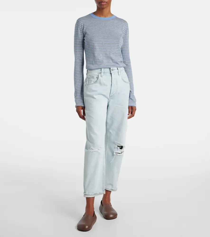 Citizens of Humanity Dahlia distressed low-rise wide-leg jeans | Thumbnail 6 Citizens of Humanity Dahlia distressed low-rise wide-leg jeans | Thumbnail 6