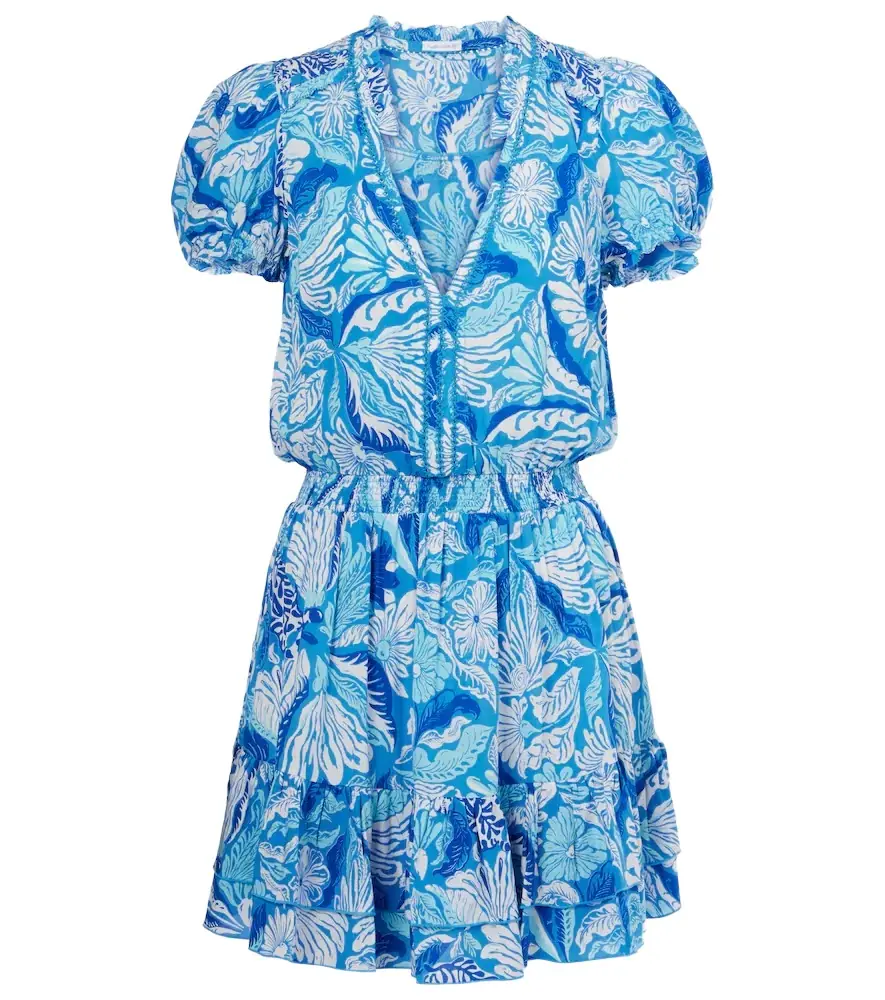 Poupette St Barth Bibi floral minidress | Image 1 Poupette St Barth Bibi floral minidress | Image 1