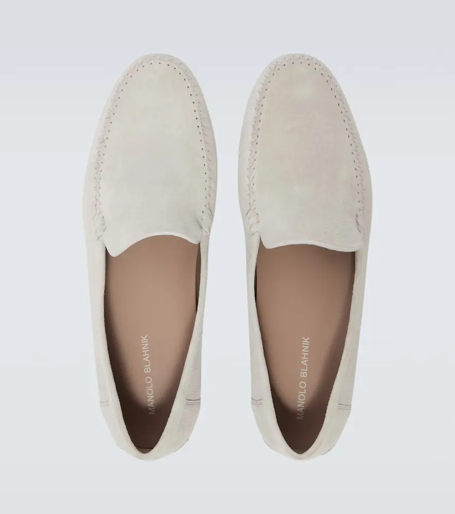 Manolo Blahnik Alder suede loafers | Thumbnail 4 Manolo Blahnik Alder suede loafers | Thumbnail 4
