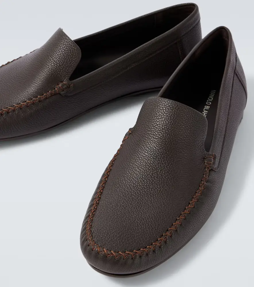 Manolo Blahnik Alder leather loafers | Thumbnail 3