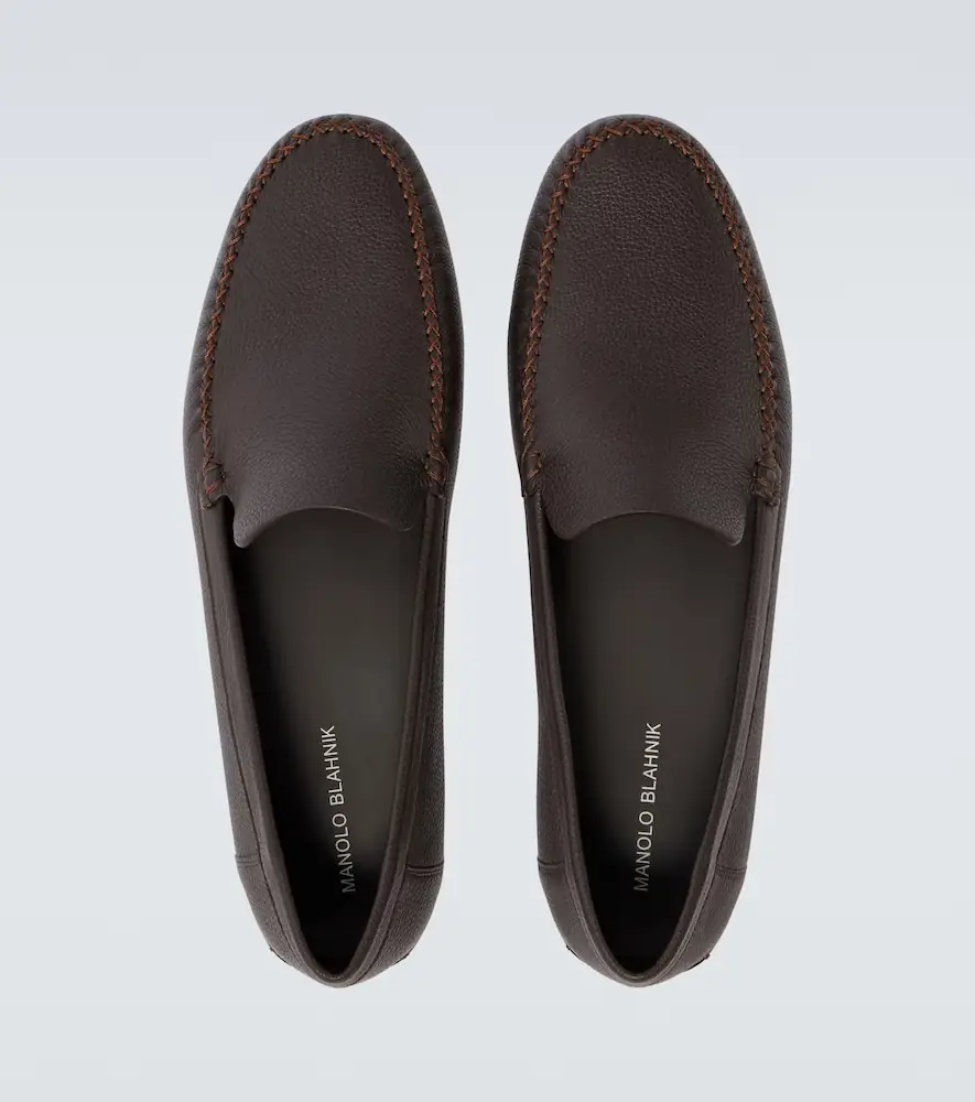 Manolo Blahnik Alder leather loafers | Thumbnail 5