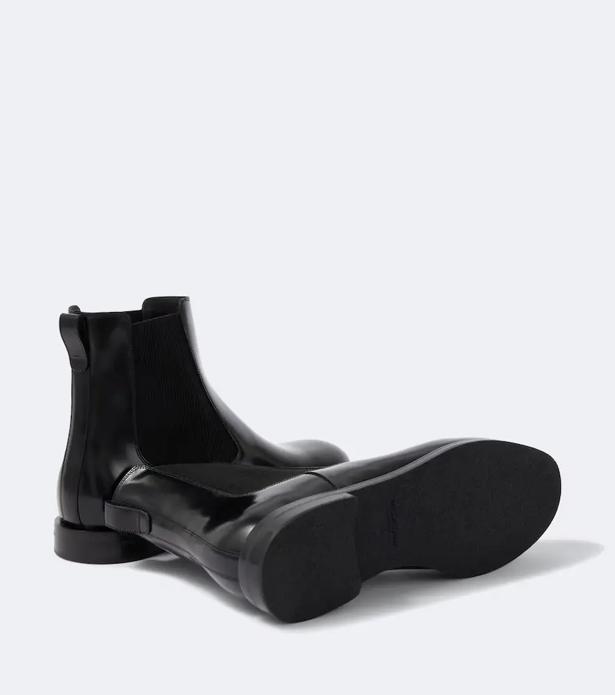 Manolo Blahnik Sempione leather Chelsea boots | Thumbnail 3 Manolo Blahnik Sempione leather Chelsea boots | Thumbnail 3