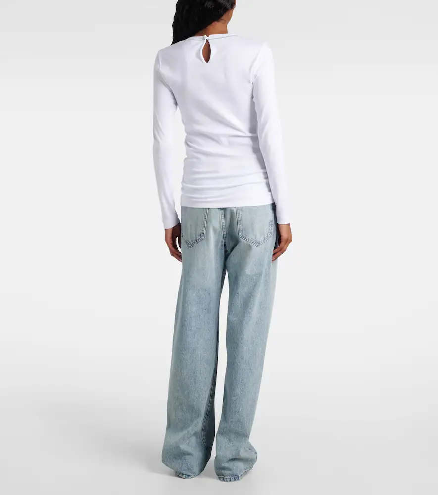 Brunello Cucinelli Cotton-blend top | Thumbnail 6