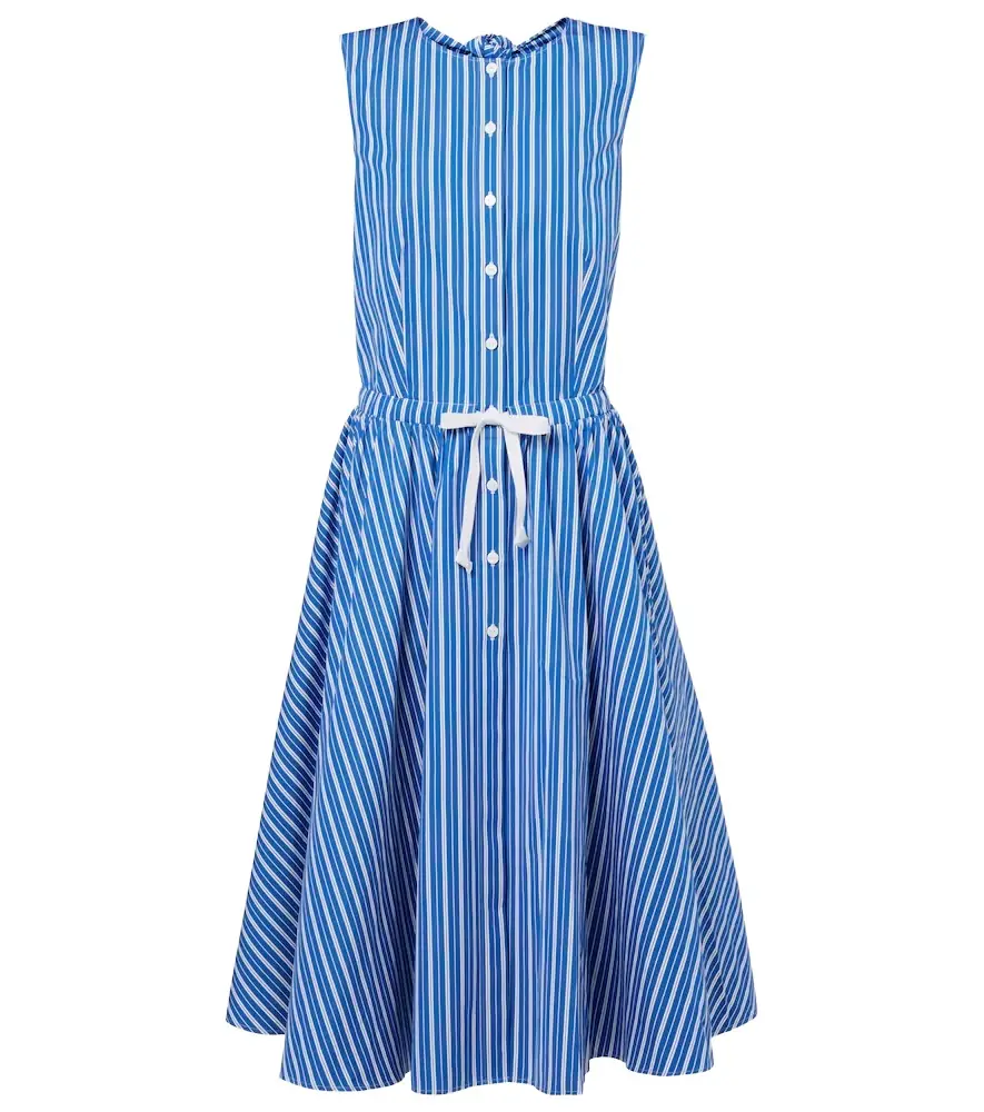 Patou Striped cotton shirt dress | Image 1 Patou Striped cotton shirt dress | Image 1