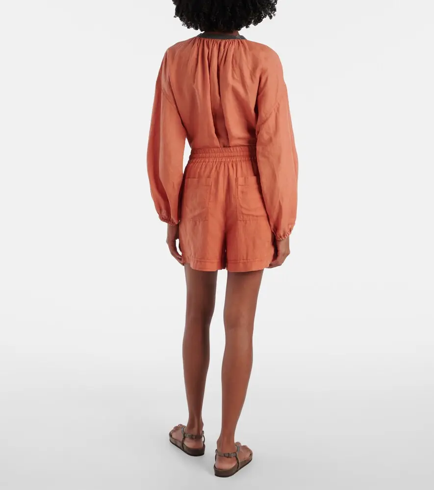 Brunello Cucinelli Linen and cotton Bermuda shorts | Thumbnail 2