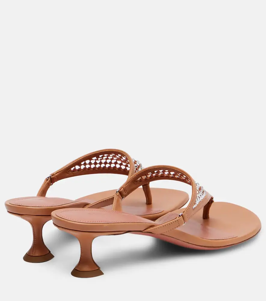 Amina Muaddi Cameron 45 embellished thong sandals | Thumbnail 2 Amina Muaddi Cameron 45 embellished thong sandals | Thumbnail 2