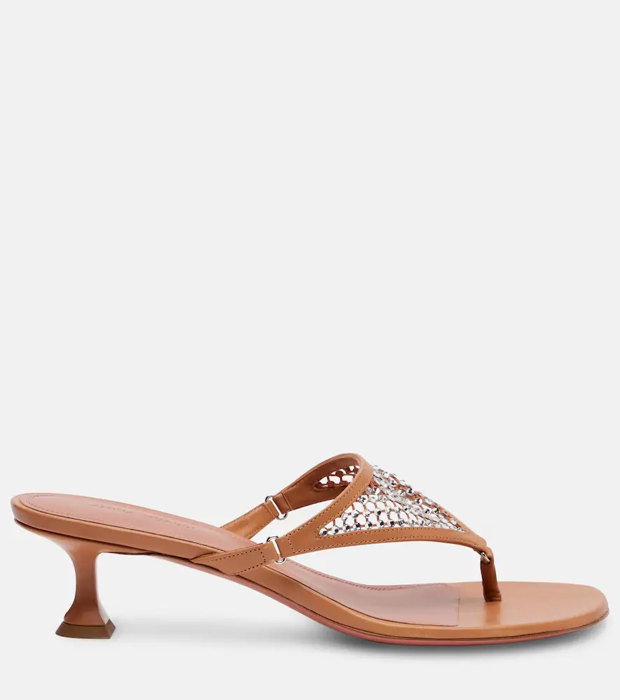 Amina Muaddi Cameron 45 embellished thong sandals | Thumbnail 3 Amina Muaddi Cameron 45 embellished thong sandals | Thumbnail 3