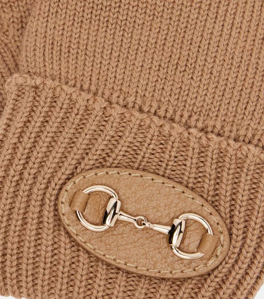 Gucci Horsebit ribbed-knit wool gloves | Thumbnail 2 Gucci Horsebit ribbed-knit wool gloves | Thumbnail 2