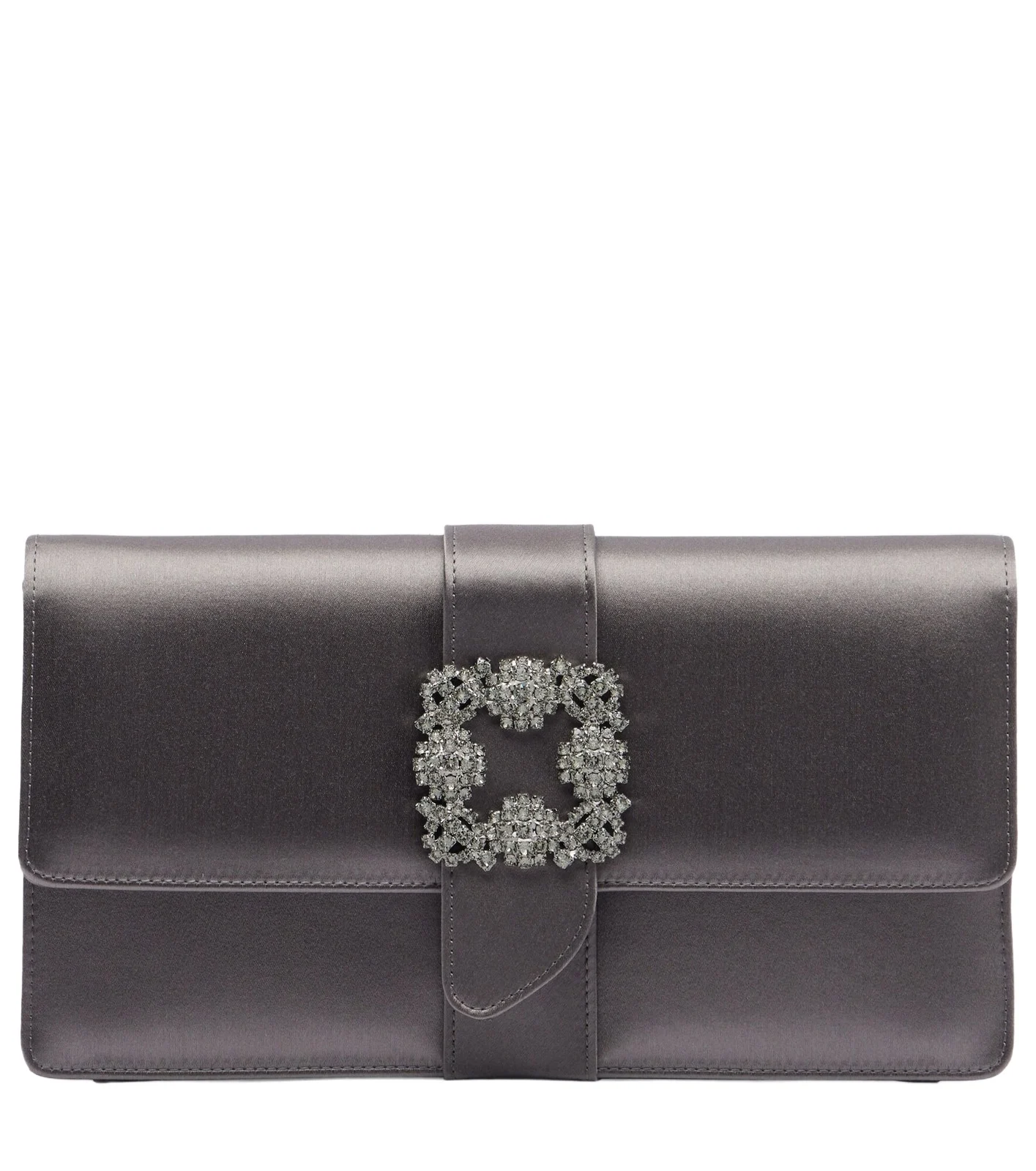 Capri embellished satin clutch Capri embellished satin clutch