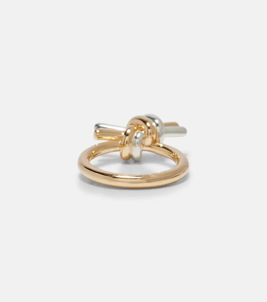 Bottega Veneta Knot gold-plated sterling silver ring | Thumbnail 2