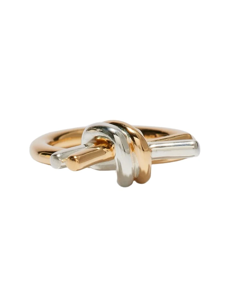 Bottega Veneta Knot gold-plated sterling silver ring