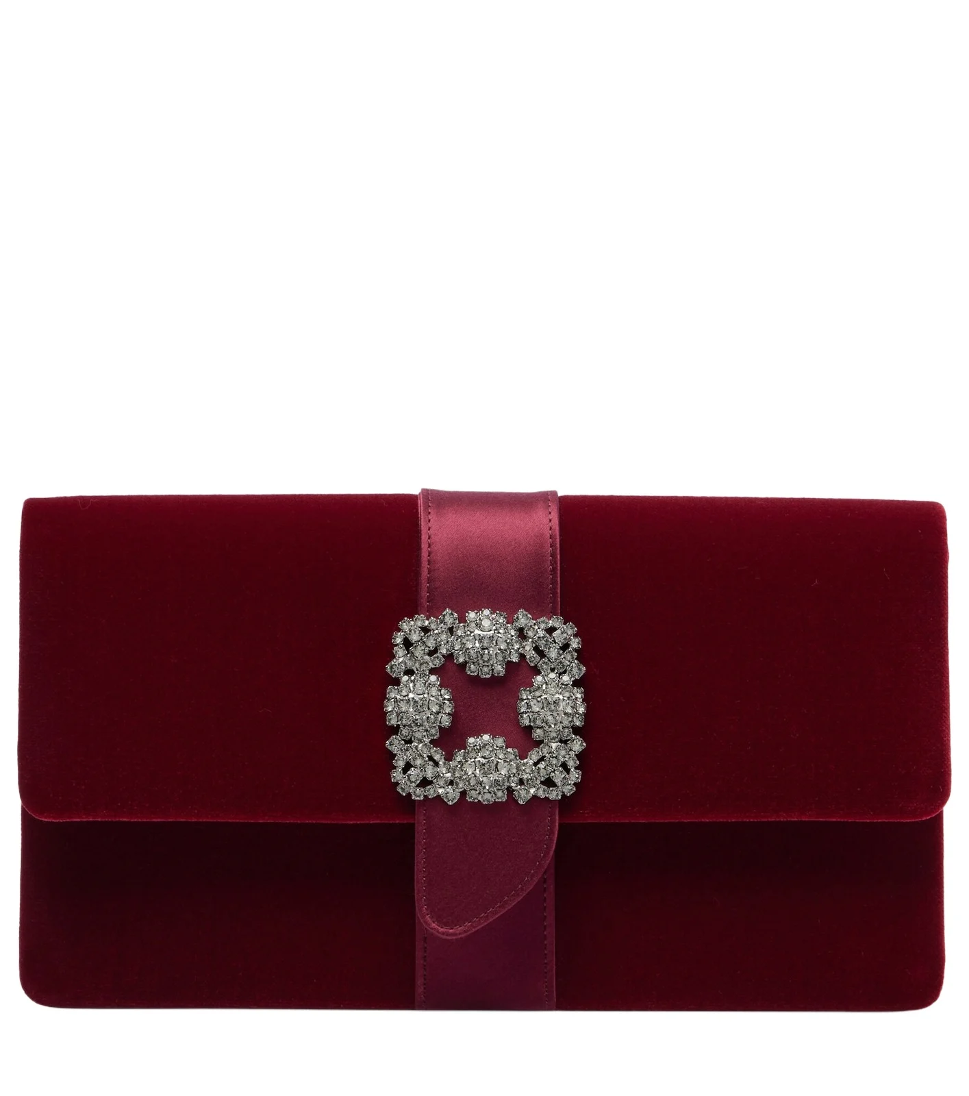 Capri embellished velvet clutch Capri embellished velvet clutch