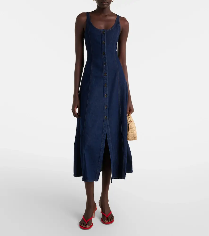 Citizens of Humanity x Argent Farrow denim midi dress | Thumbnail 2 Citizens of Humanity x Argent Farrow denim midi dress | Thumbnail 2
