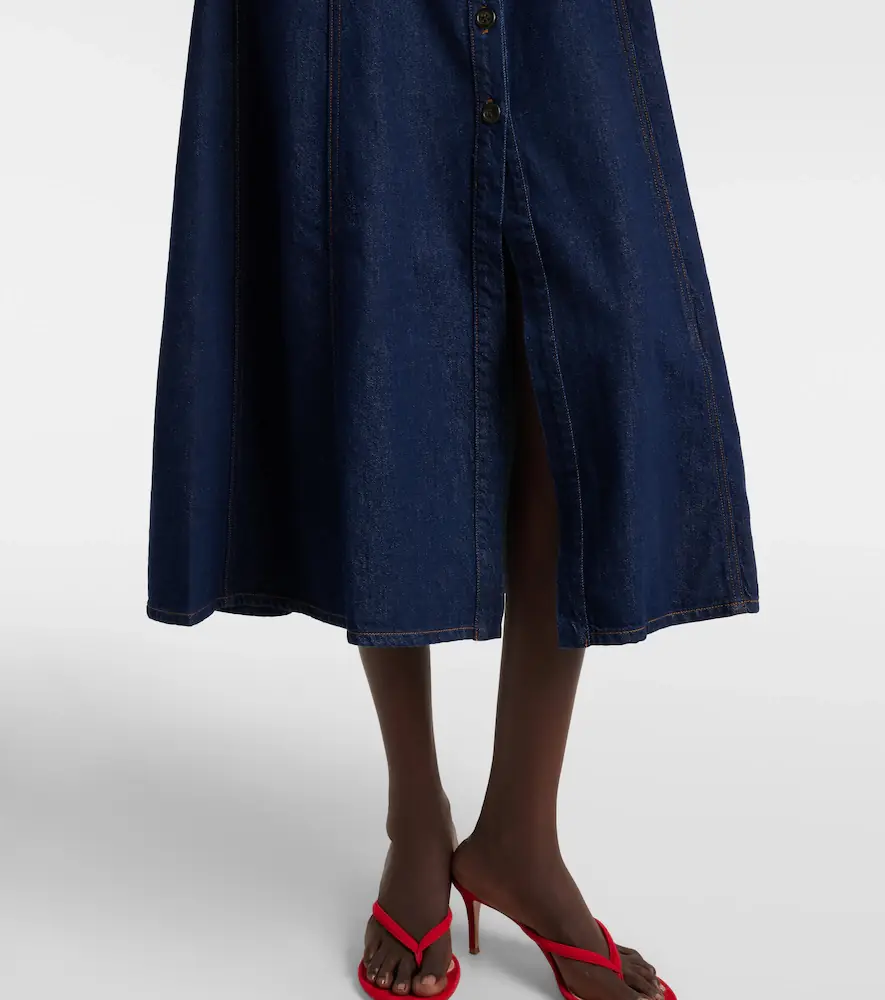 Citizens of Humanity x Argent Farrow denim midi dress | Thumbnail 3 Citizens of Humanity x Argent Farrow denim midi dress | Thumbnail 3