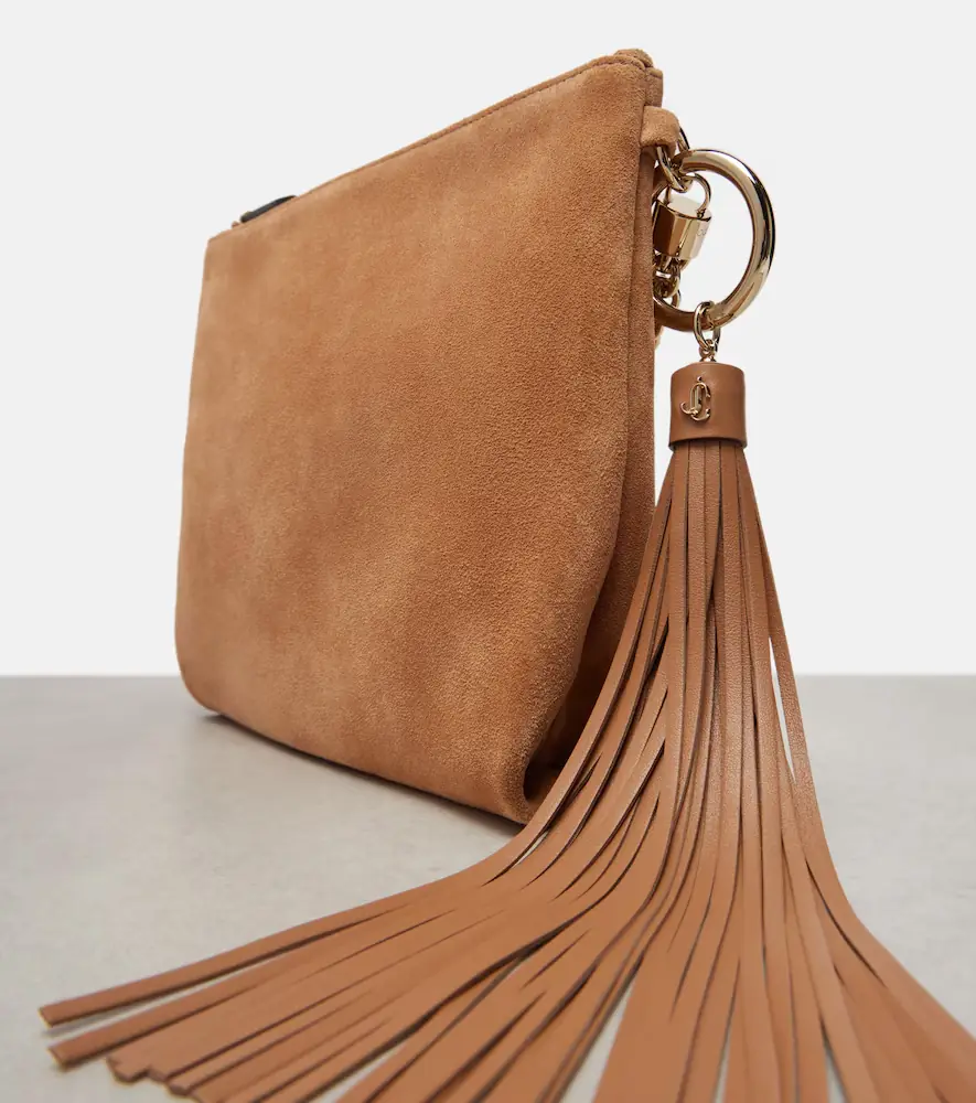 Jimmy Choo Callie suede clutch | Thumbnail 3