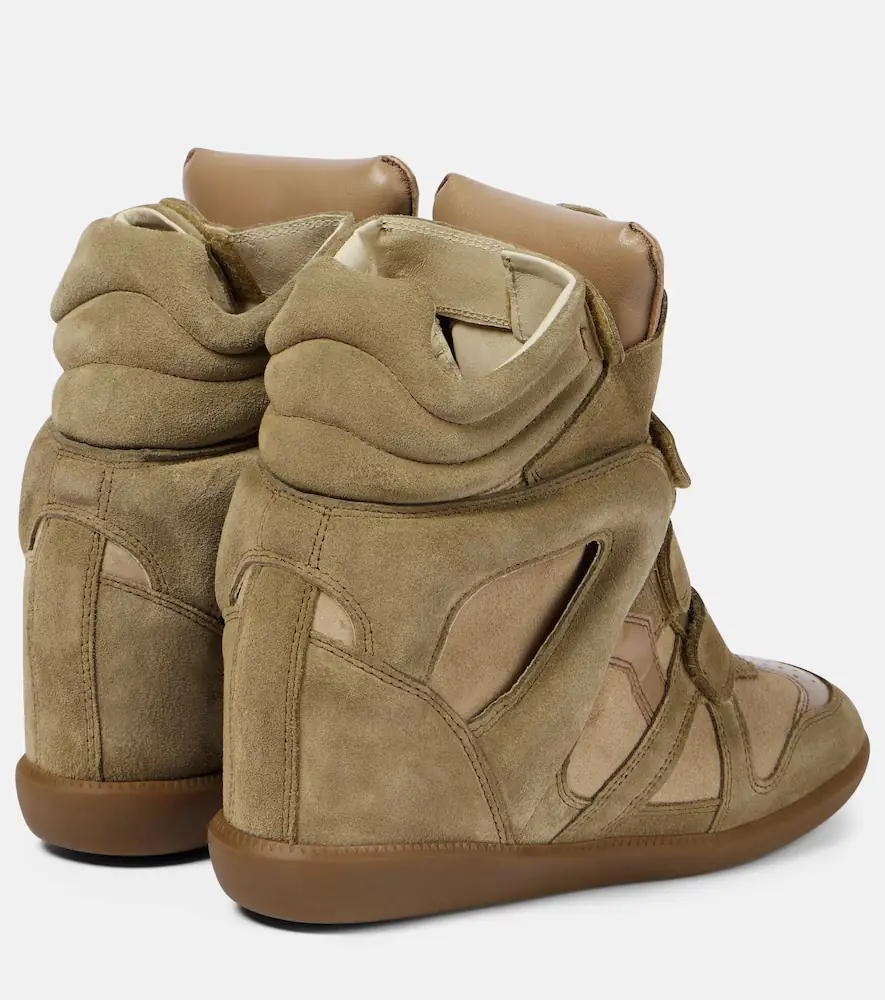 Isabel Marant Bekett leather and suede wedge sneakers | Thumbnail 2 Isabel Marant Bekett leather and suede wedge sneakers | Thumbnail 2