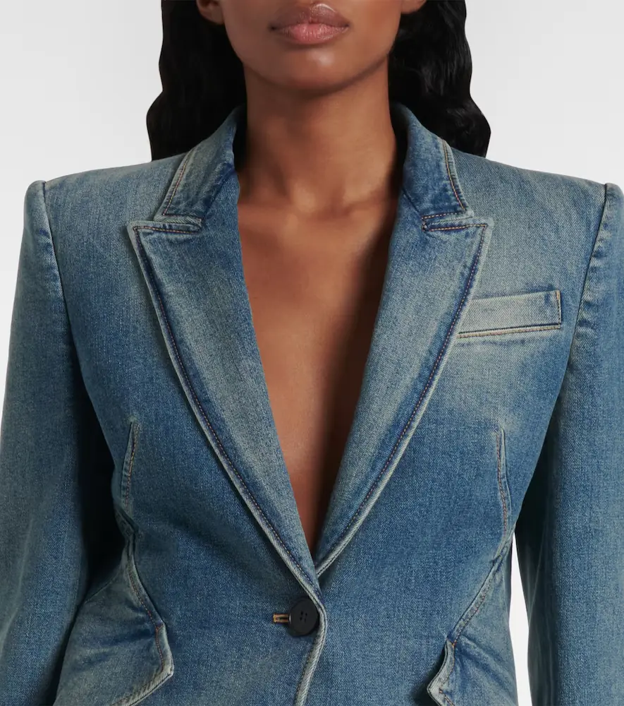 Alexander McQueen Denim blazer | Thumbnail 4