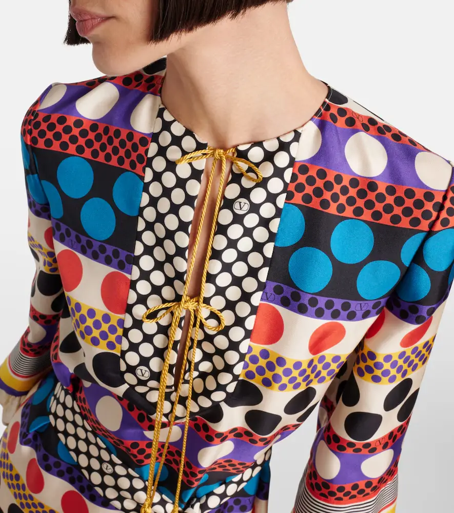 Valentino Garavani Escape polka-dot silk minidress | Thumbnail 2