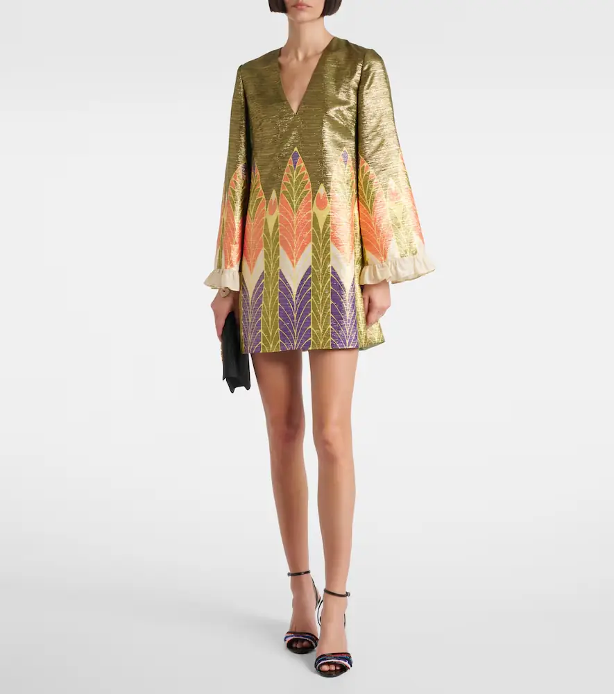 Valentino Garavani Escape printed silk-blend minidress | Thumbnail 2