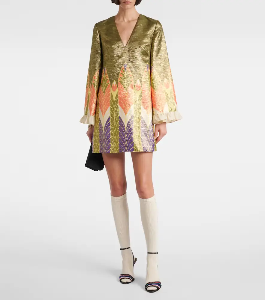 Valentino Garavani Escape printed silk-blend minidress | Thumbnail 3