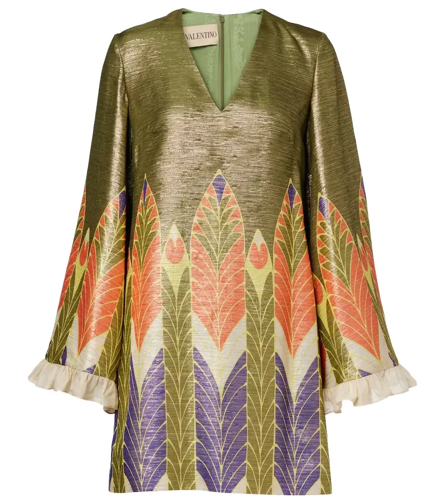 Valentino Garavani Escape printed silk-blend minidress
