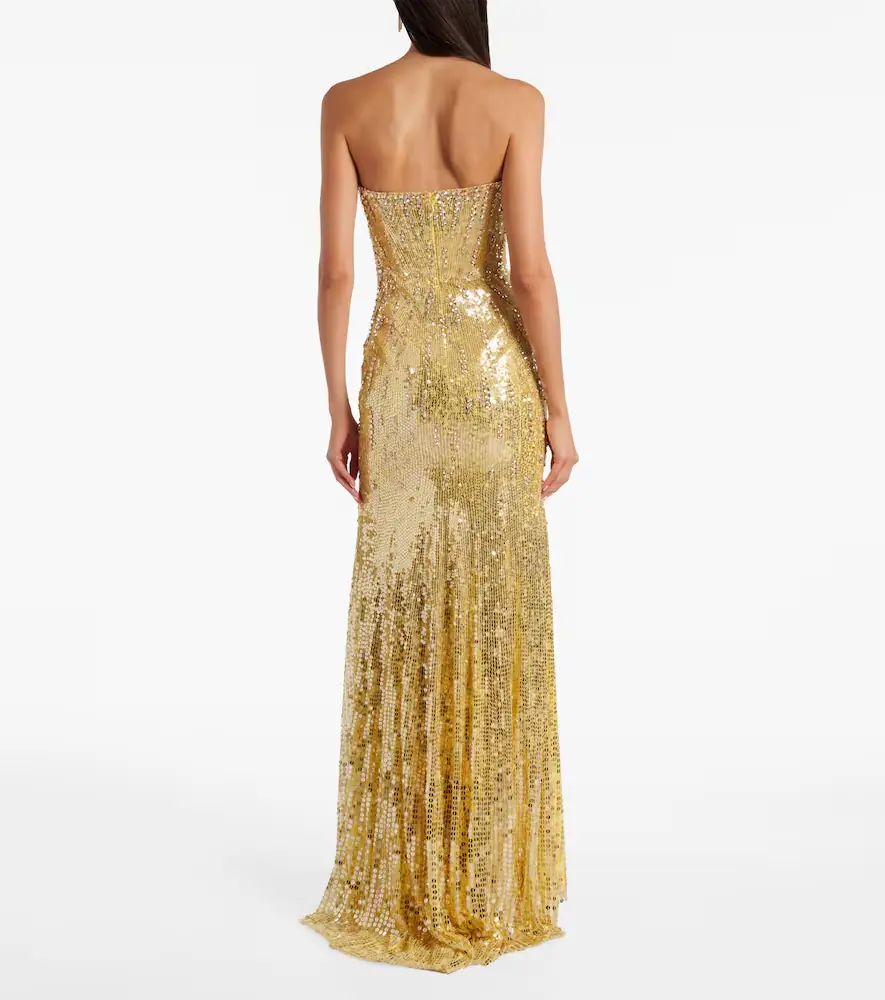Jenny Packham Sarai sequined corset gown | Thumbnail 2