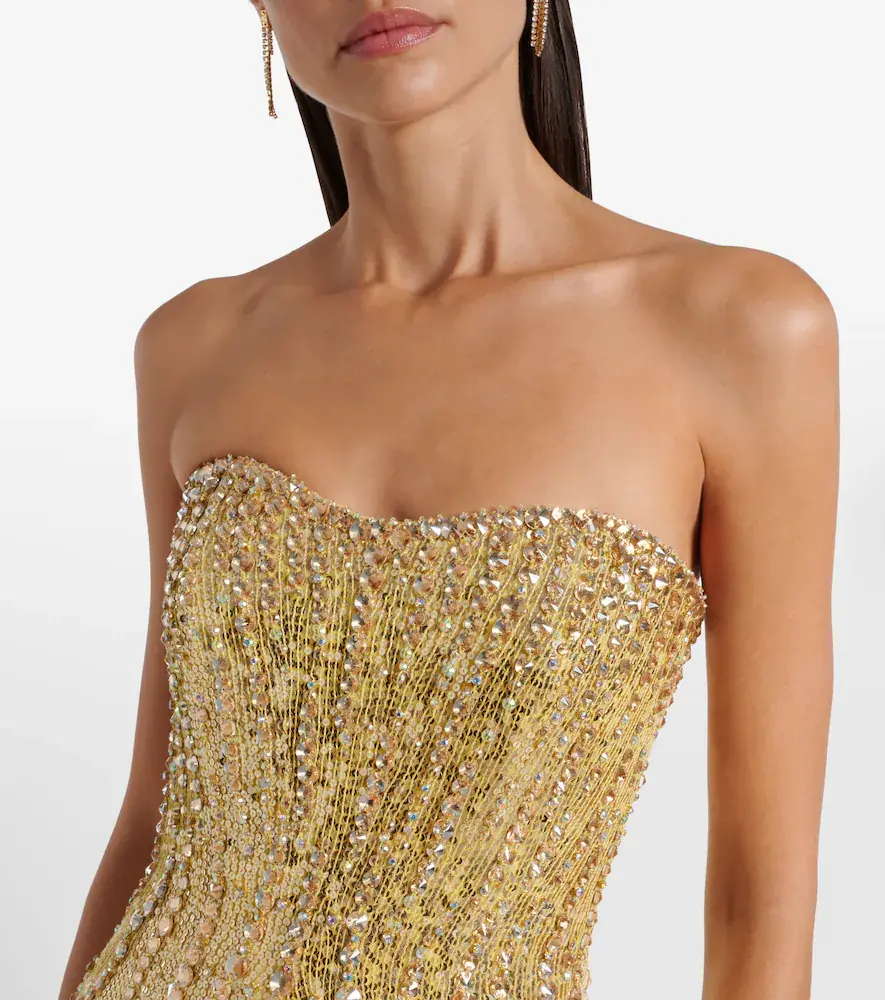 Jenny Packham Sarai sequined corset gown | Thumbnail 5