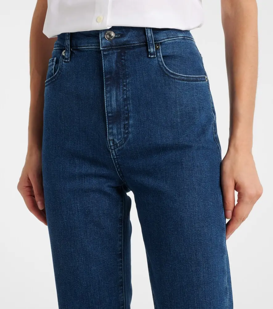 Frame Icon cropped mid-rise straight jeans | Thumbnail 2
