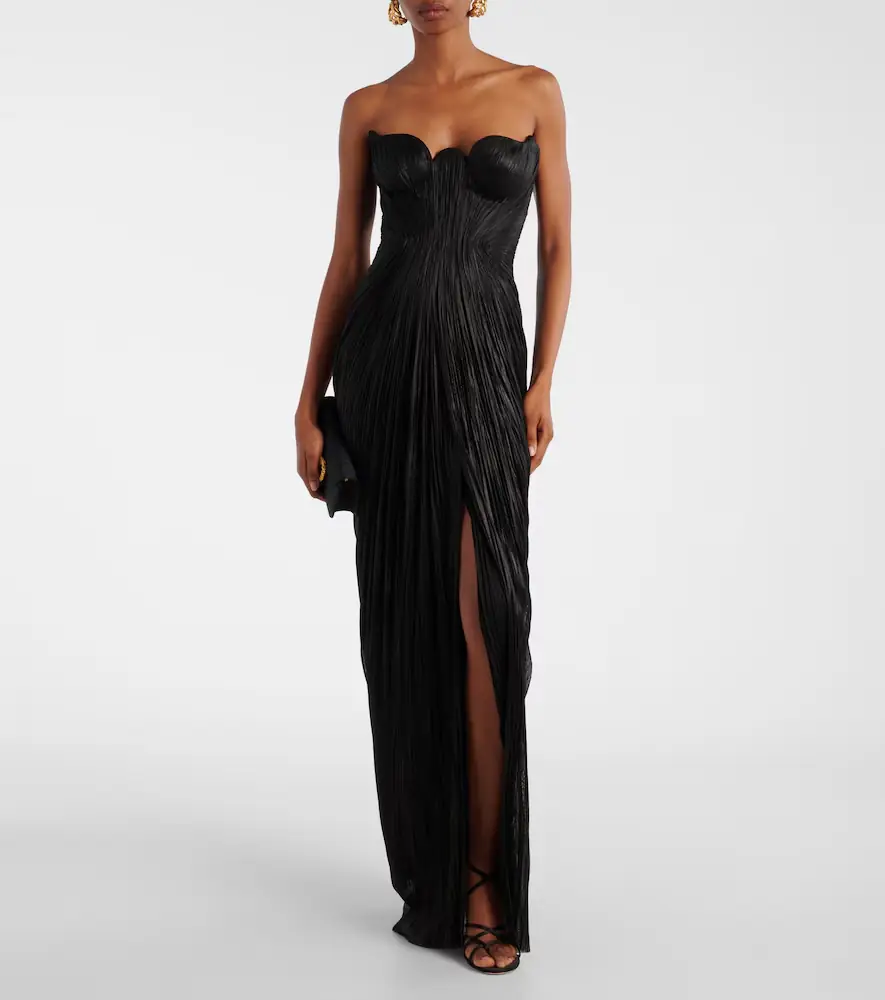 Maria Lucia Hohan Jasleen silk tulle corset gown | Thumbnail 2
