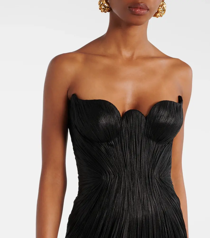 Maria Lucia Hohan Jasleen silk tulle corset gown | Thumbnail 3