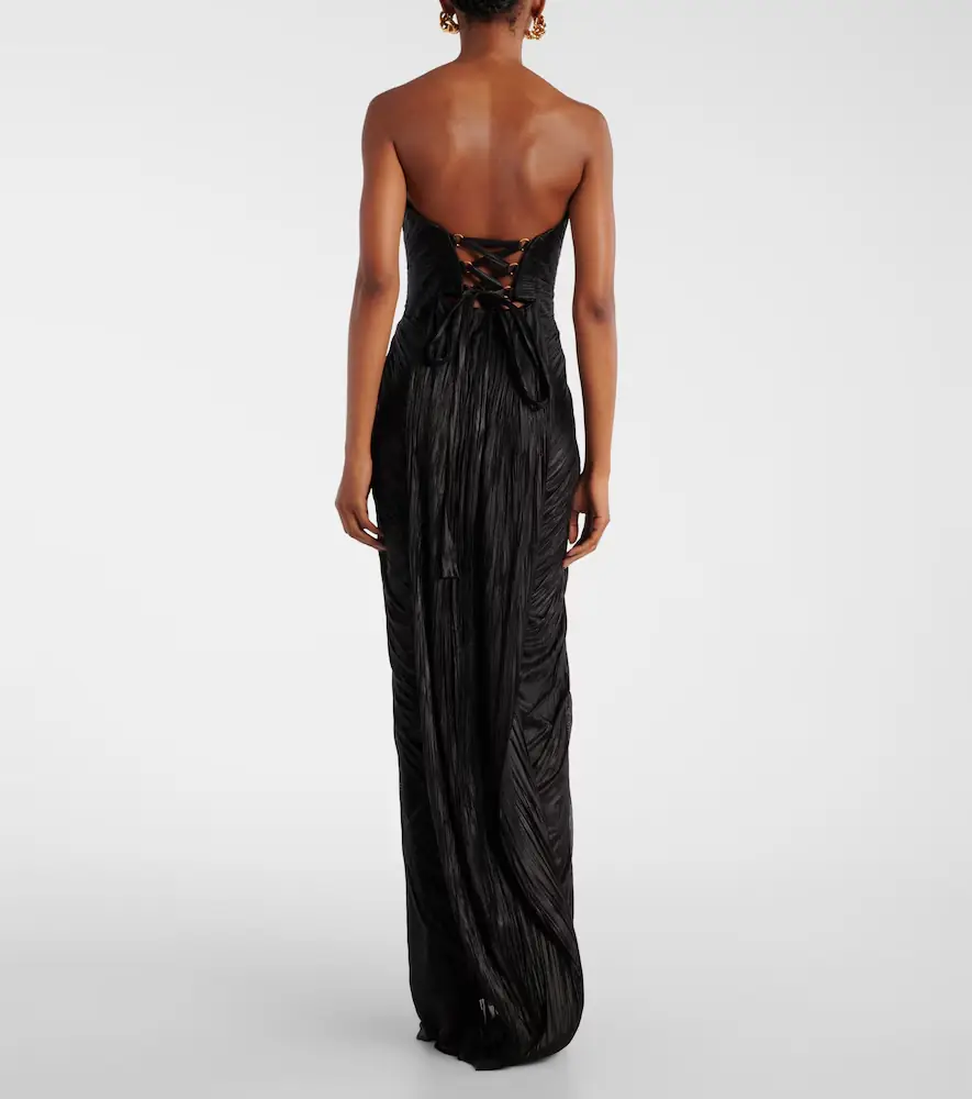 Maria Lucia Hohan Jasleen silk tulle corset gown | Thumbnail 5