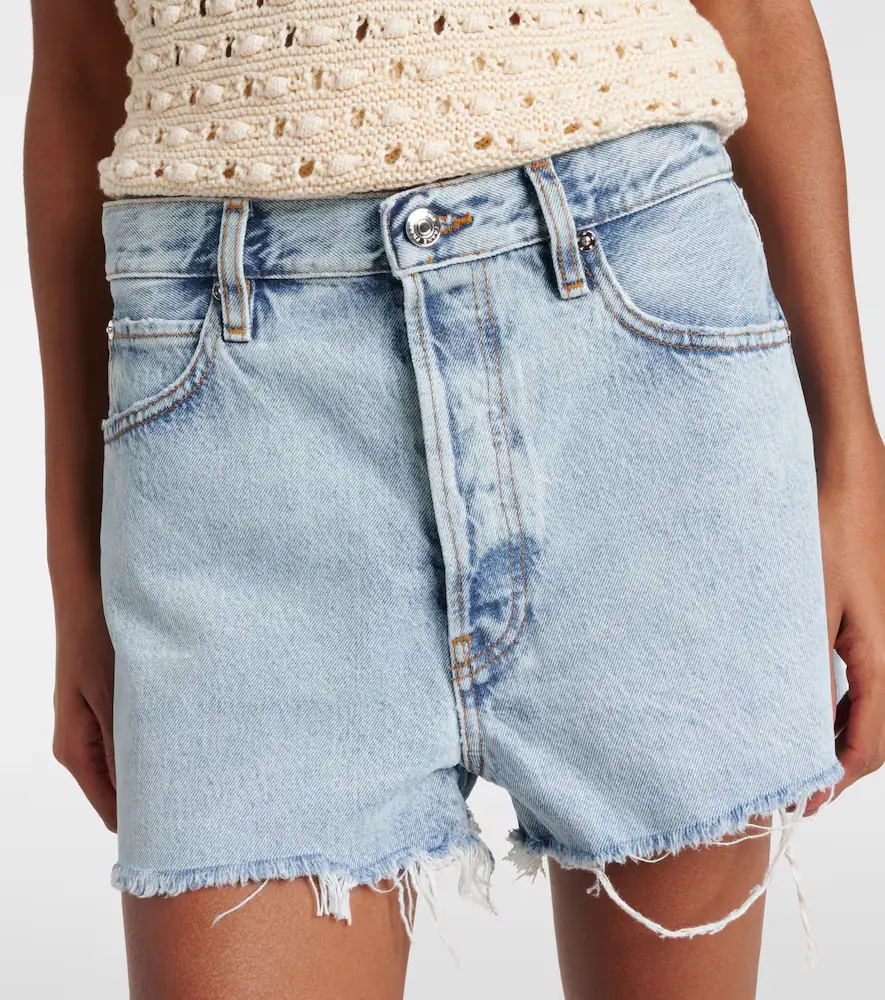 Frame Dare high-rise denim shorts | Thumbnail 2