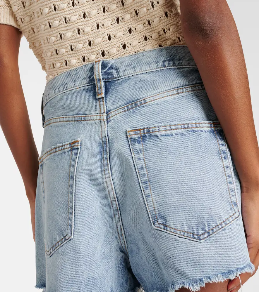 Frame Dare high-rise denim shorts | Thumbnail 4