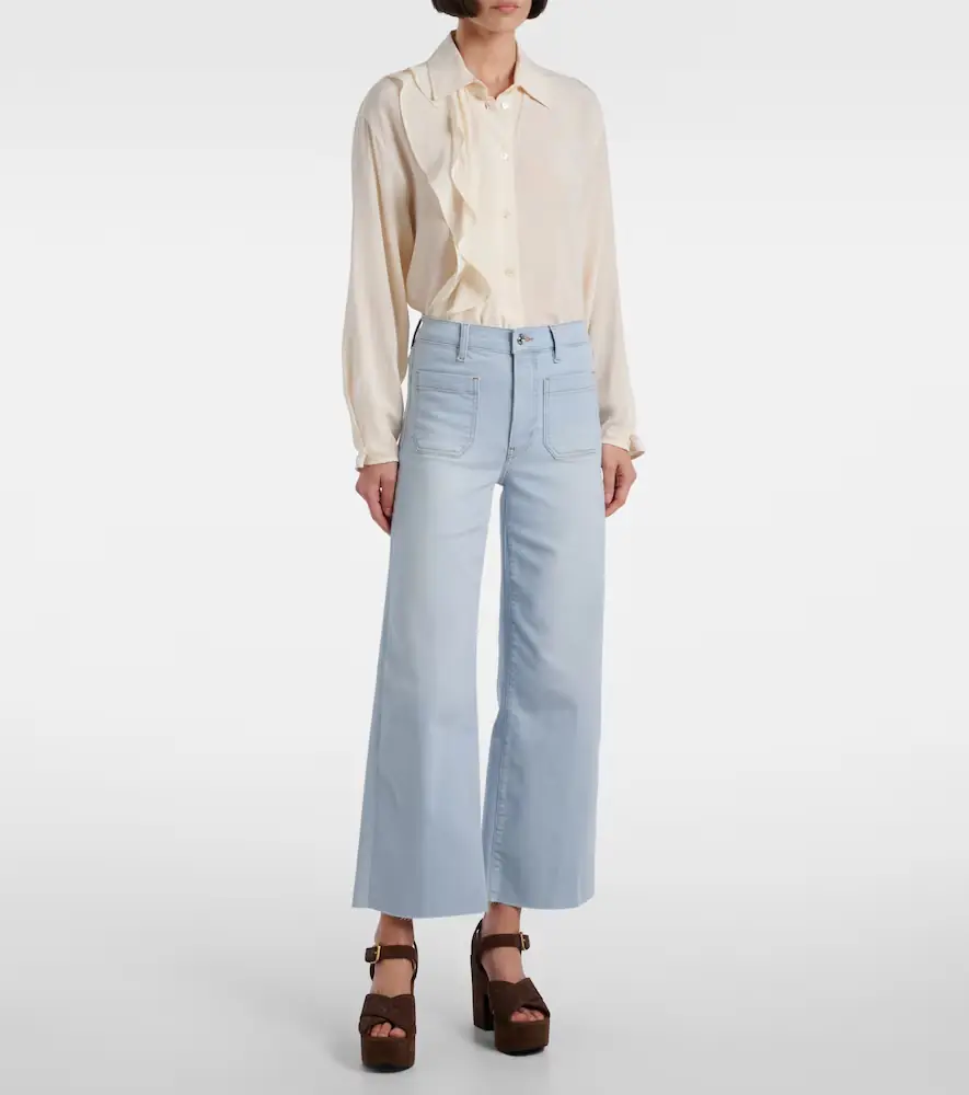 Frame Anchor high-rise wide-leg jeans | Thumbnail 4