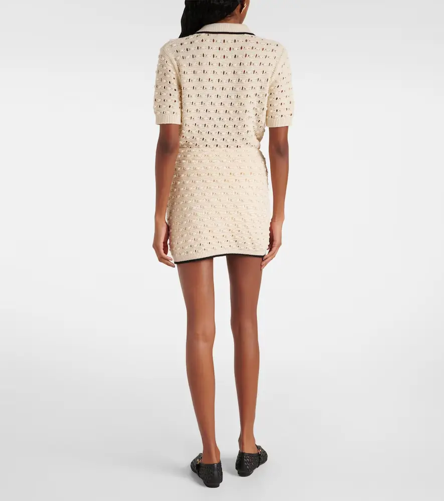 Frame Bauble pointelle cotton miniskirt | Thumbnail 2