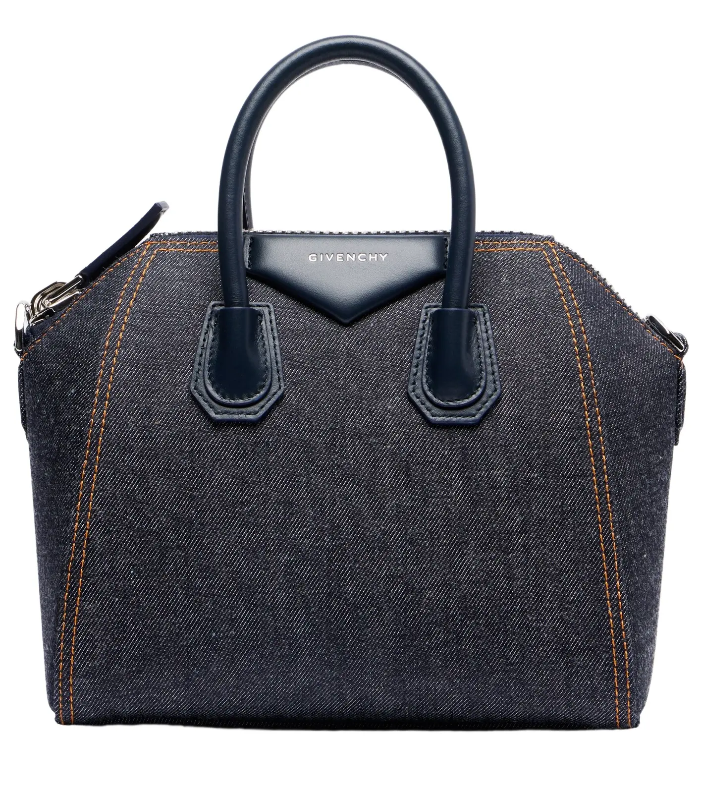 Antigona Mini denim tote bag Antigona Mini denim tote bag